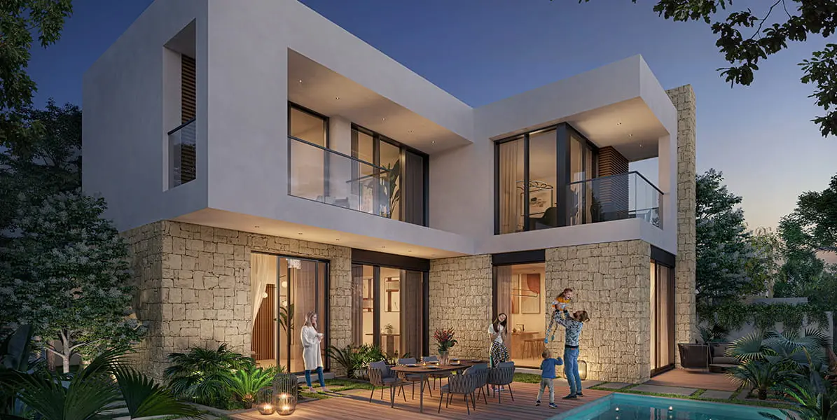 Modern residential building exterior managed under Aldar Aftercare